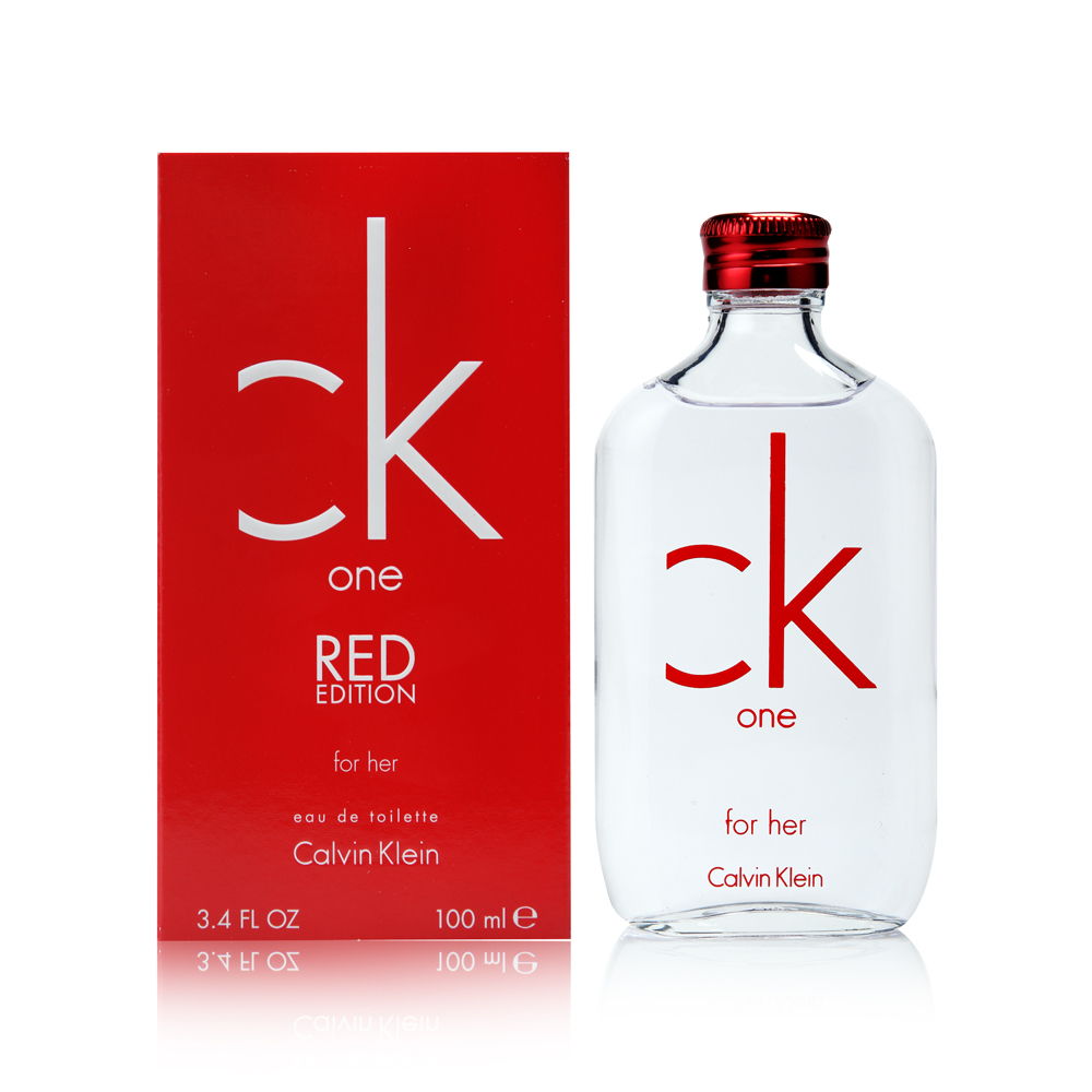 CK One Red by Calvin Klein for Women 3.4 oz Eau de Toilette Spray